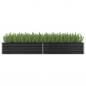 Preview: ARDEBO.de - Garten-Hochbeet Anthrazit 320 x 80 x 45 cm Verzinkter Stahl