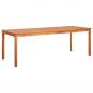 Preview: ARDEBO.de - Gartentisch 215x90x74 cm Akazie Massivholz