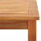 Preview: Garten-Couchtisch 60x60x36 cm Massivholz Akazie