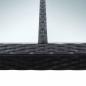 Preview: Garten-Esstisch Schwarz 200x150x74 cm Poly Rattan