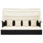 Preview: Garten-Sonneninsel mit Dach Schwarz Poly Rattan