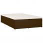 Preview: Sonnenliege mit Auflage Poly Rattan Braun