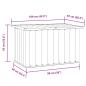 Preview: Gartenbox Grau 109x67x65 cm