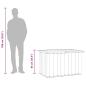 Preview: Gartenbox Anthrazit 109x67x65 cm