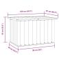 Preview: Gartenbox Anthrazit 109x67x65 cm