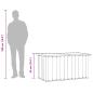 Preview: Gartenbox Grau 129x67x65 cm