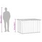 Preview: Gartenbox Braun 149 x 99 x 93 cm