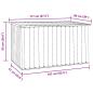 Preview: Gartenbox Braun 171 x 99 x 93 cm
