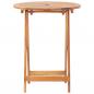 Preview: Gartentisch Klappbar 60x75 cm Massivholz Akazie