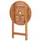 Preview: Gartentisch Klappbar 60x75 cm Massivholz Akazie