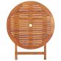 Preview: Gartentisch Klappbar 90x75 cm Massivholz Akazie