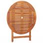 Preview: Gartentisch Klappbar 90x75 cm Massivholz Akazie