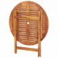 Preview: Gartentisch Klappbar 90x75 cm Massivholz Akazie