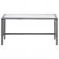 Preview: 4-tlg. Garten-Lounge-Set mit Auflage Poly Rattan Anthrazit
