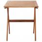 Preview: Gartentisch 110x67x74 cm Massivholz Akazie