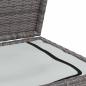 Preview: Garten-Auflagenbox Grau 120x50x60 cm Poly Rattan