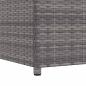 Preview: Garten-Auflagenbox Grau 120x50x60 cm Poly Rattan