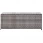Preview: Garten-Auflagenbox Grau 150x50x60 cm Poly Rattan