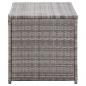 Preview: Gartenbox Poly Rattan 100x50x50 cm Grau