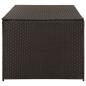 Preview: Gartenbox Poly Rattan 180x90x70 cm Braun
