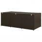 Preview: Gartenbox Poly Rattan 180x90x70 cm Braun