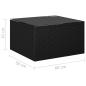 Preview: 9-tlg. Garten-Lounge-Set mit Auflagen Poly Rattan Schwarz
