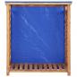 Preview: Kaminholzregal 105x38x115 cm Akazie Massivholz 