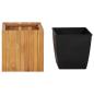 Preview: ARDEBO.de - Garten-Hochbeet 43,5 x 43,5 x 43,5 cm Massivholz Akazie