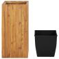 Preview: ARDEBO.de - Garten-Hochbeet 43,5 x 43,5 x 90 cm Massivholz Akazie