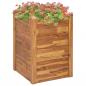 Preview: ARDEBO.de - Garten-Hochbeet 60 x 60 x 84 cm Massivholz Akazie