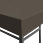 Preview: ARDEBO.de - Pavillondach 310 g / m² 3x3 m Taupe 