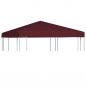 Preview: ARDEBO.de - Pavillondach 310 g / m² 3x3 m Weinrot 