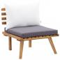 Preview: 5-tlg. Garten-Lounge-Set Massivholz Akazie