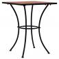 Preview: Mosaik-Bistrotisch Terrakottarot 60 cm Keramik