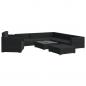 Preview: 8-tlg. Garten-Lounge-Set mit Auflagen Poly Rattan Schwarz
