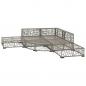 Preview: 6-tlg. Garten-Lounge-Set mit Kissen Poly Rattan Grau