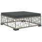 Preview: 6-tlg. Garten-Lounge-Set mit Kissen Poly Rattan Grau