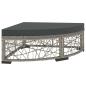 Preview: 6-tlg. Garten-Lounge-Set mit Kissen Poly Rattan Grau