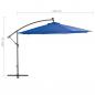Preview: Ampelschirm mit Alu-Mast 350 cm Blau