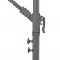 Preview: Ampelschirm mit Alu-Mast 300 cm Schwarz