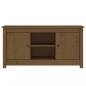 Preview: TV-Schrank Honigbraun 103x36,5x52 cm Massivholz Kiefer