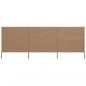 Preview: ARDEBO.de - 3-teiliges Windschutzgewebe 400 x 160 cm Taupe
