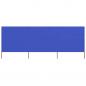 Preview: ARDEBO.de - 3-teiliges Windschutzgewebe 400 x 160 cm Azurblau