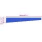 Preview: 9-teiliges Windschutzgewebe 1200 x 160 cm Azurblau