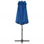 Preview: Sonnenschirm mit Aluminium-Mast 460x270 cm Blau