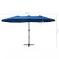 Preview: Sonnenschirm mit Aluminium-Mast 460x270 cm Blau