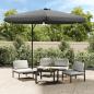 Preview: ARDEBO.de - Sonnenschirm mit Stahlmast 300x250 cm Anthrazit