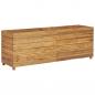 Preview: Hochbeet 150x40x55 cm Teak Altholz und Stahl