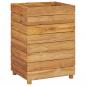 Preview: Hochbeet 50x40x72 cm Teak Altholz und Stahl