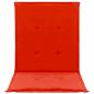 Preview: Gartenstuhlauflagen für Niedriglehner 4 Stk. Rot 100x50x3 cm